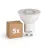 Lot 5x Sylvania RefLED ES50 Spot LED GU10 PAR16 345lm 36D - 830 Blanc Chaud | Équivalent 35W