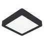 Eglo Plafondlamp Fueva 6 Kunststof Zwart 7W 1100lm - 827-840-865 CCT